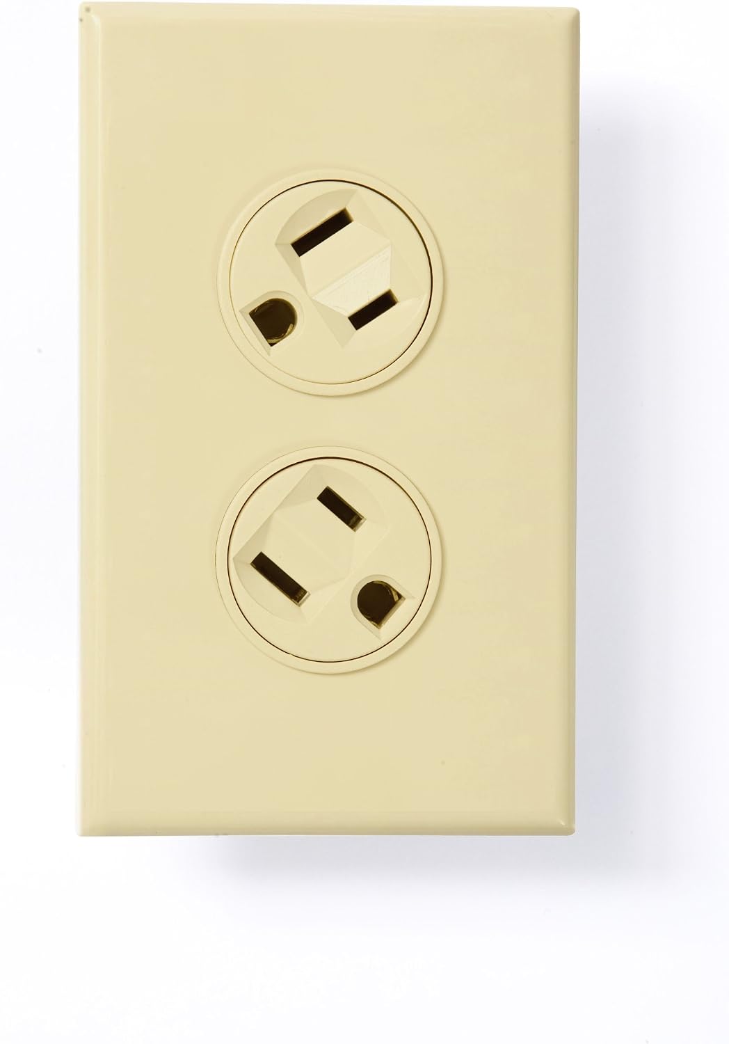 360 Electrical 36011-V Rotating Duplex Outlet, Ivory
