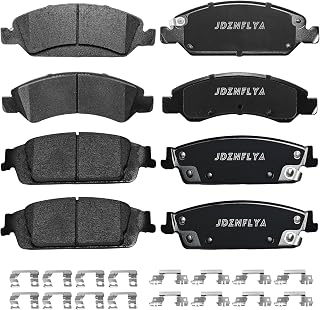 D1363 D1707 Front Rear Brake Pads Sets for Chevy For Silverado 1500