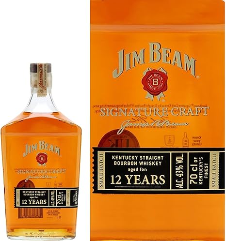 Amazon Co Jp ジム ビーム シグネチャークラフト 12年 750ml 並行輸入品 食品 飲料 お酒