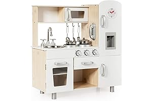 Children's Wooden Kitchen Play Center - Enchanting Culinary World for Young Chefs