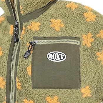 Amazon | [ロキシー] ジャガード花柄ボアジャケット RJK234008