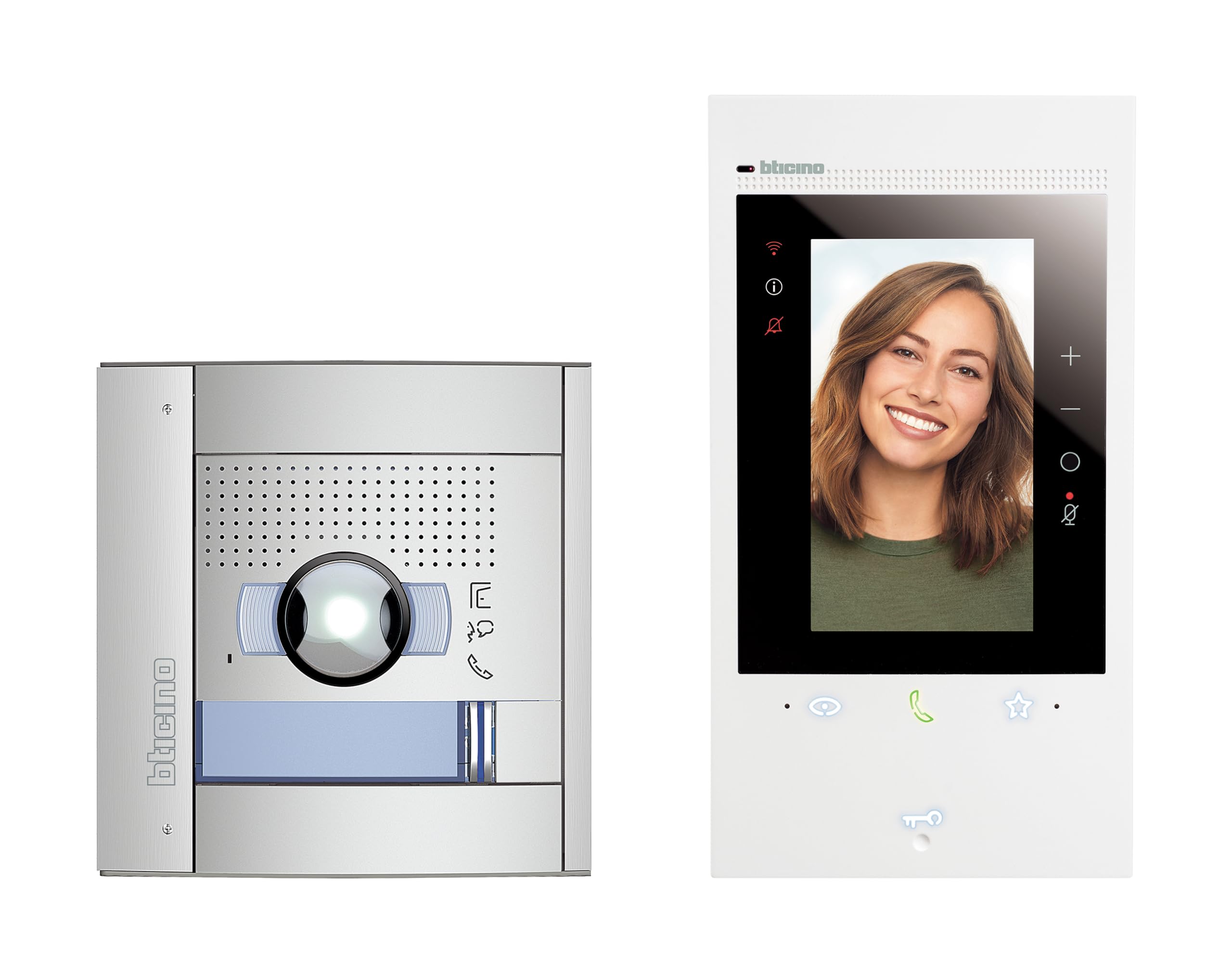 BTICINO, Flex'ONE 363918 Classe 300EOS Set with Netatmo + Sfera, First Smart Wi-Fi Video Interior with Integrated Alexa, 5 Inch Touch Screen, App Home+Security, 2-Wire Technology