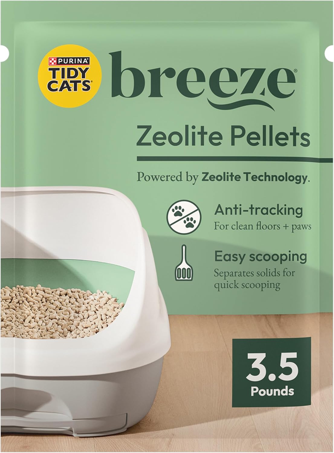 Purina Tidy Cats Breeze Cat Litter Pellets Refill – 3.5 lb. Pouch