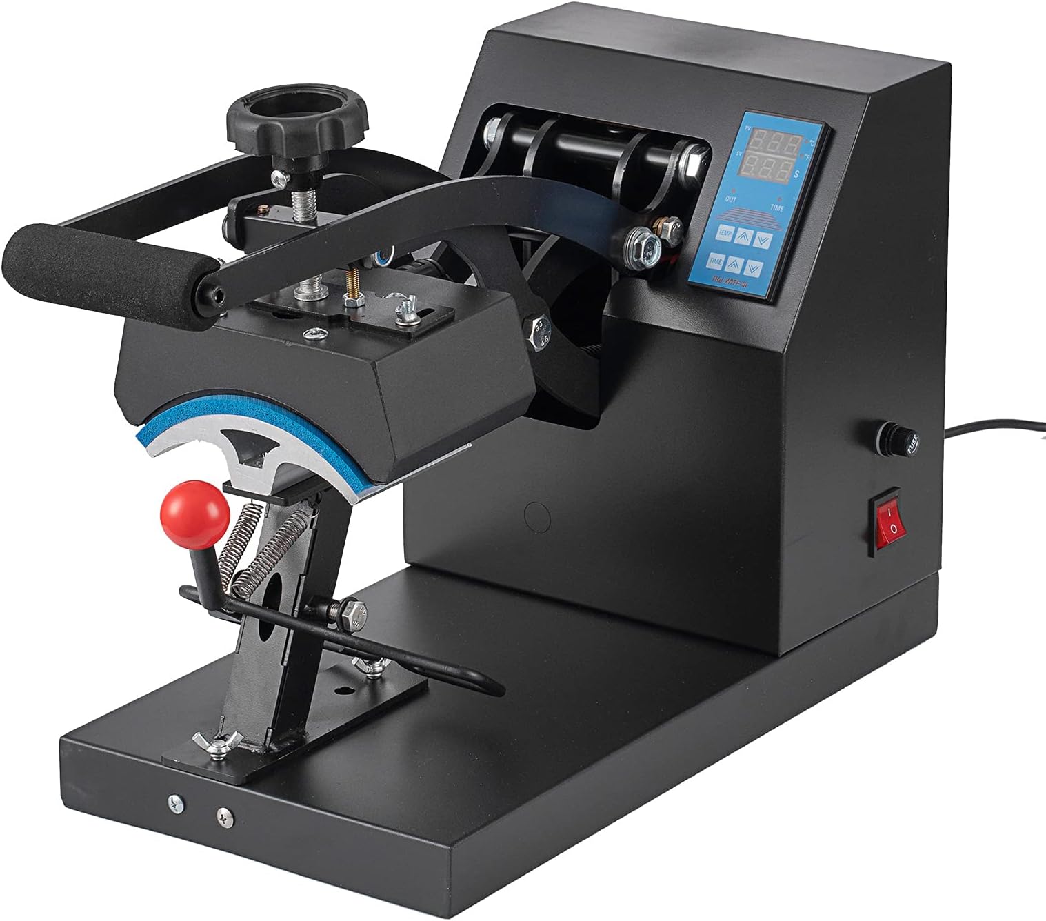 Hat Heat Press Machine 3.15x5.5 Inch Clamshell Design Hat Press Sublimation Digital Heat Press Machine for Hats Caps (hat Press)