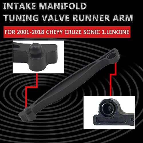 Miniatura 3 de Válvula de sintonización del colector de admisión para Chevy Sonic Cruze 1.8L 2011-2018 Colector de admisión Válvula de afinación Reemplazar 55570283