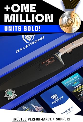 Miniatura 6 de Dalstrong Cuchillo de chef  8 pulgadas  Serie Gladiator  Acero alemán forjado de alto carbono  Cuchillo de cocina afilado  Cuchillos profesionales