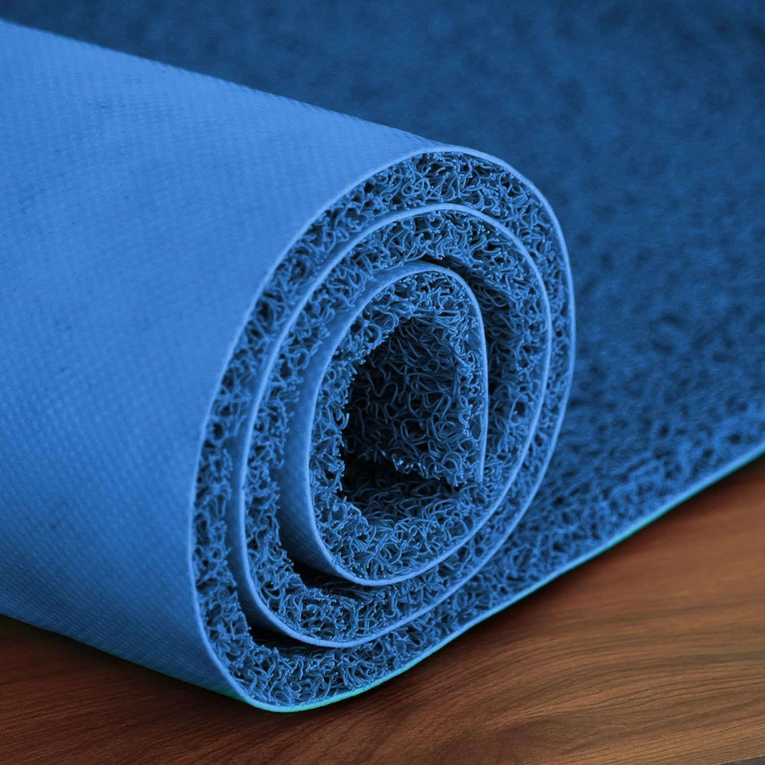 Lifekrafts Cushion Noodle Floor Mat for Entryways| Dirt/Mud Trapper | 4ft x 6ft Blue | Heavy Duty Waterproof Indoor/Outdoor Floor Mat for Entry, Entrance, High Traffic Areas, Easy to Clean