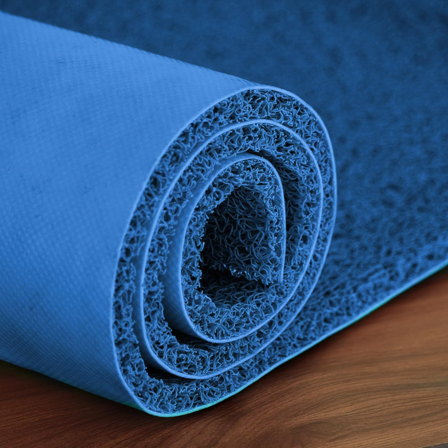 Lifekrafts Cushion Noodle Floor Mat for Entryways| Dirt/Mud Trapper | 2ft x 8ft Blue | Heavy Duty Waterproof Indoor/Outdoor Floor Mat for Entry, Entrance, High Traffic Areas, Easy to Clean