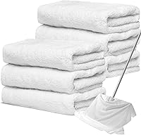 Vista 11 de Newwiee 3 Piezas Paños de Limpieza de Microfibra Extra Grandes 30" x 20" Lavables Reutilizables Toalla de Microfibra Sin Rayas Sin Pelusas Paño