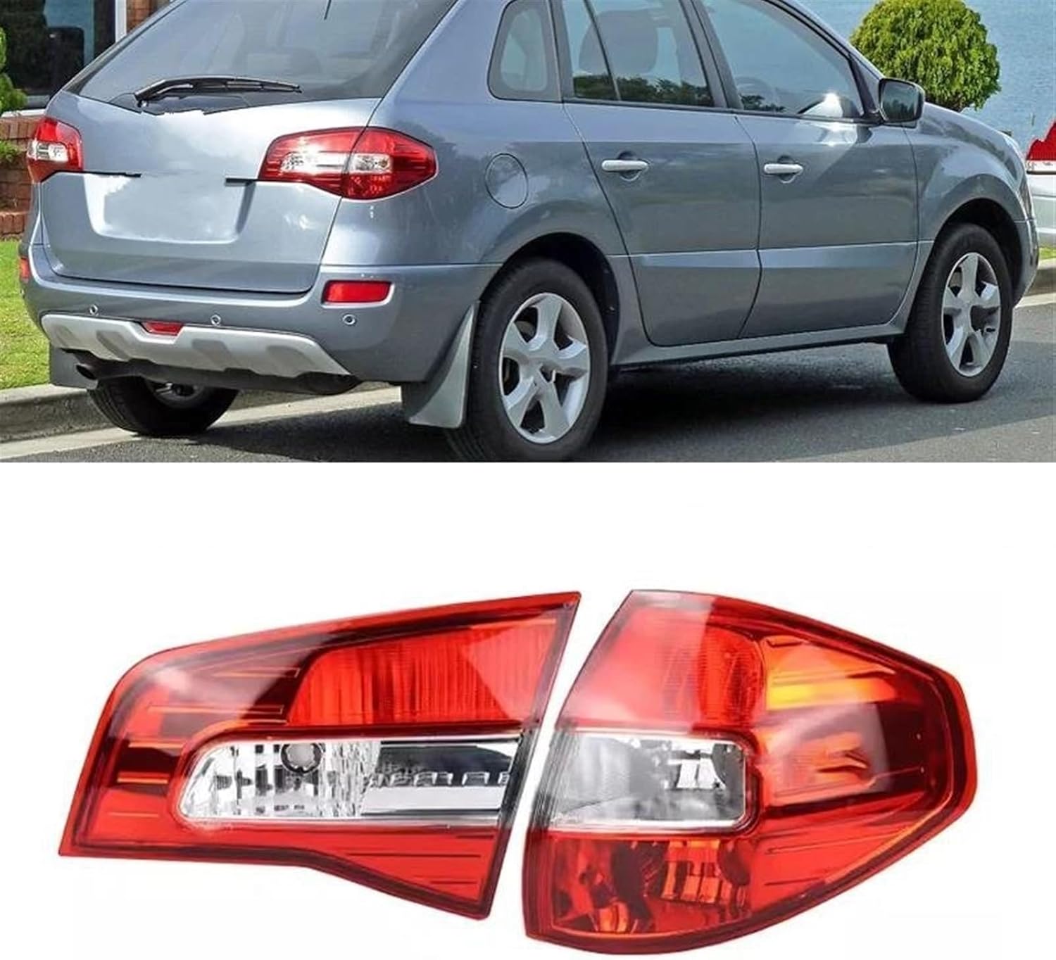 リアテールライト 用のRenault 用のKoleos 2008 2009-2016 車用 リアテールライト ブレーキライト リアテ