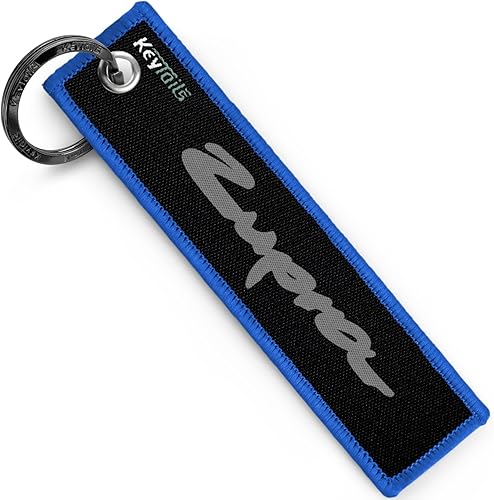 KEYTAILS Llaveros, Calidad Premium Key Tag Zupra Llavero encaja Toyota Supra, BMW Z4 Azul