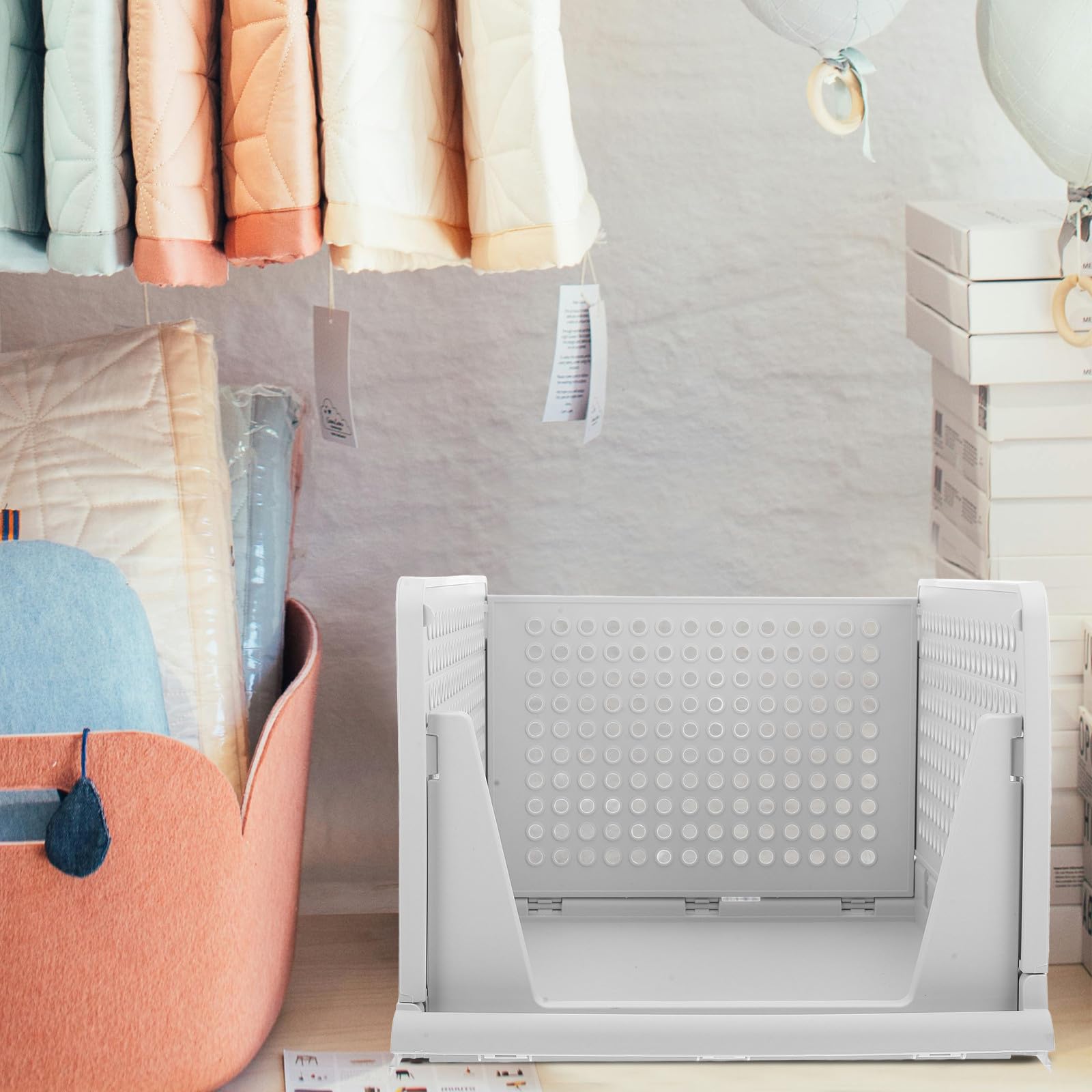 GALPADA Organisateur de Tiroir en Plastique Abs Blanc, Design Empilable Compartiments Ajustables, Tiroir Coulissant pour Rangement Vêtements Facile D'accès et Usage Longue Durée