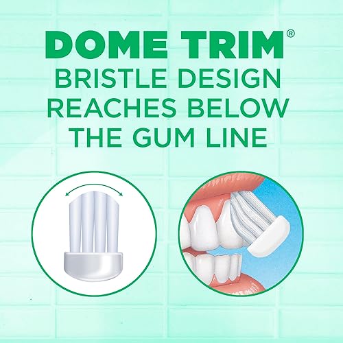 Miniatura 3 de Cepillo de dientes GUM Technique Sensitive Care con mango Quad-Grip, cabezal completo y cerdas Ultra Soft Dome Trim para la eliminación de placa que