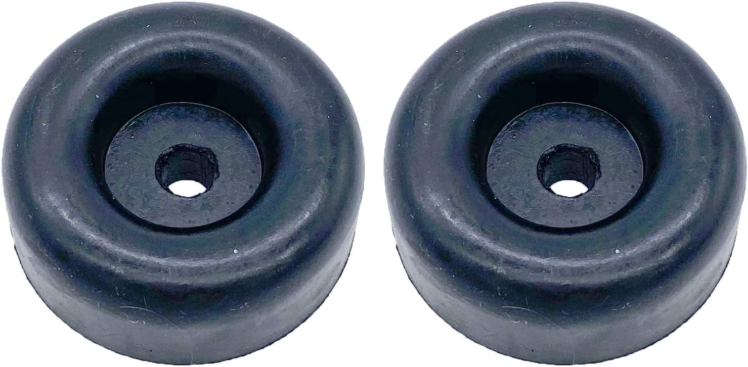 20 Rubber Bumpers for Trailer Ramp Door Truck 2.5" Round Replacement Cargo Stop (20)