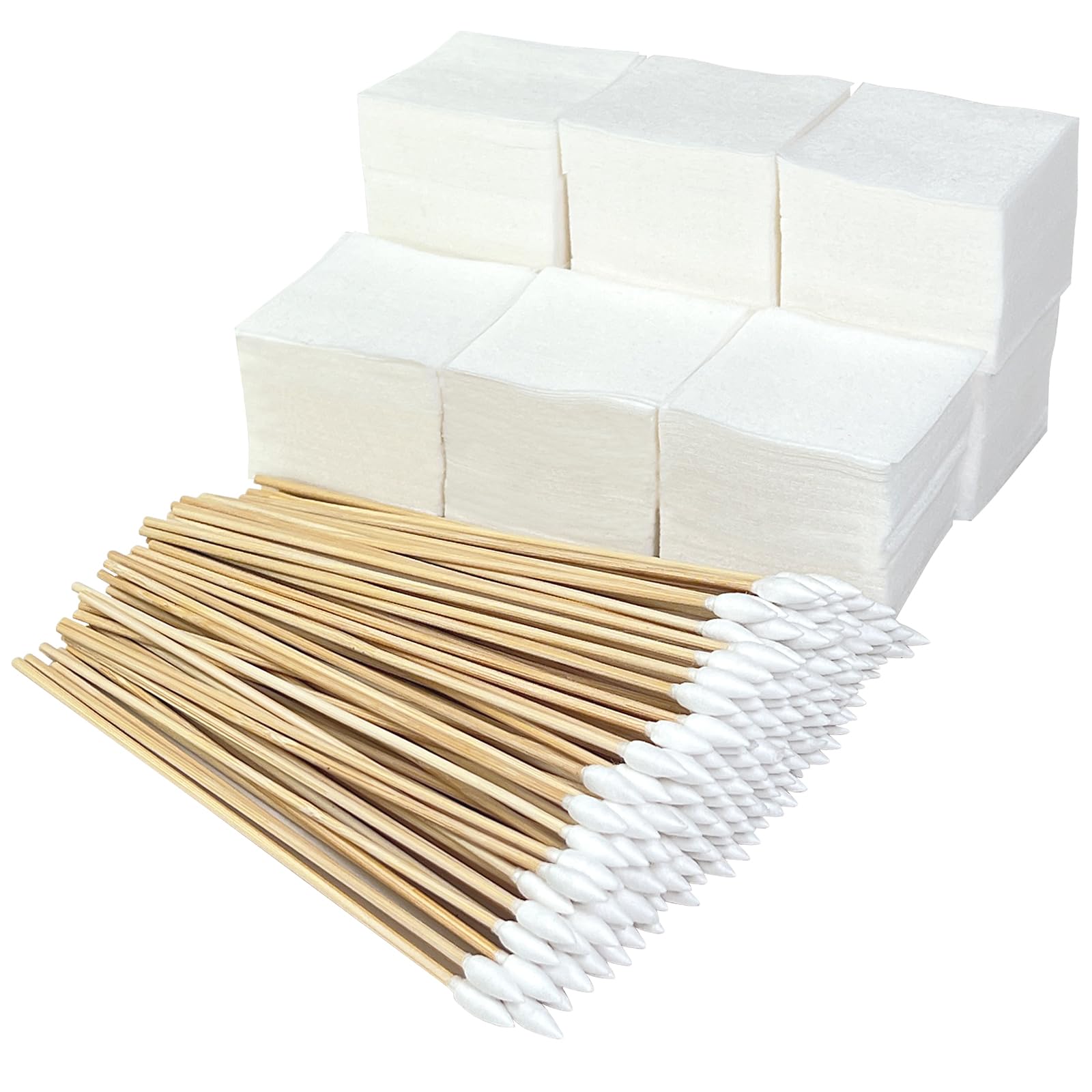 Gun Cleaning Supplies Kit for All Firearms - with 2'' Lint-Free Patches &amp; 6'' Long Cotton Swabs - Professional Handgun, Rifle &amp; Shotgun Maintenance for Hunters &amp; Sport Shooters