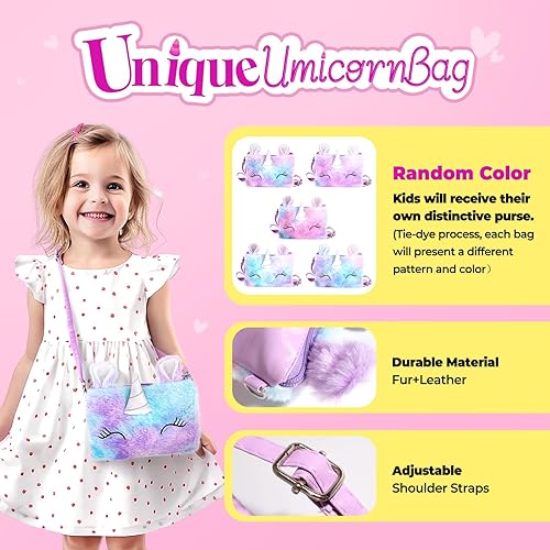 Miniatura 2 de ULOVEME - Kit de maquillaje real para niñas pequeñas, juguete de maquillaje real, no tóxico, lavable, regalo de cumpleaños para niñas de 3, 4, 5, 6,