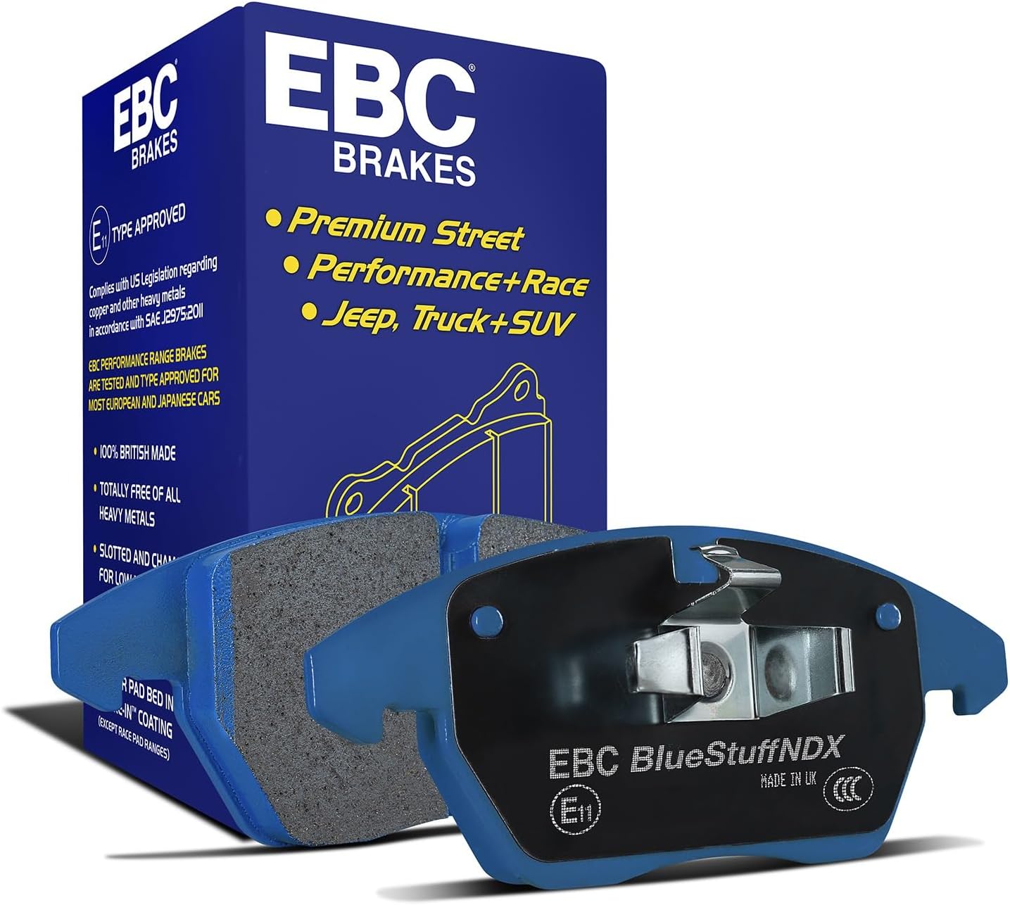 EBC Brakes DP51156/2 Bluestuff NDX Full Race Brake Pad