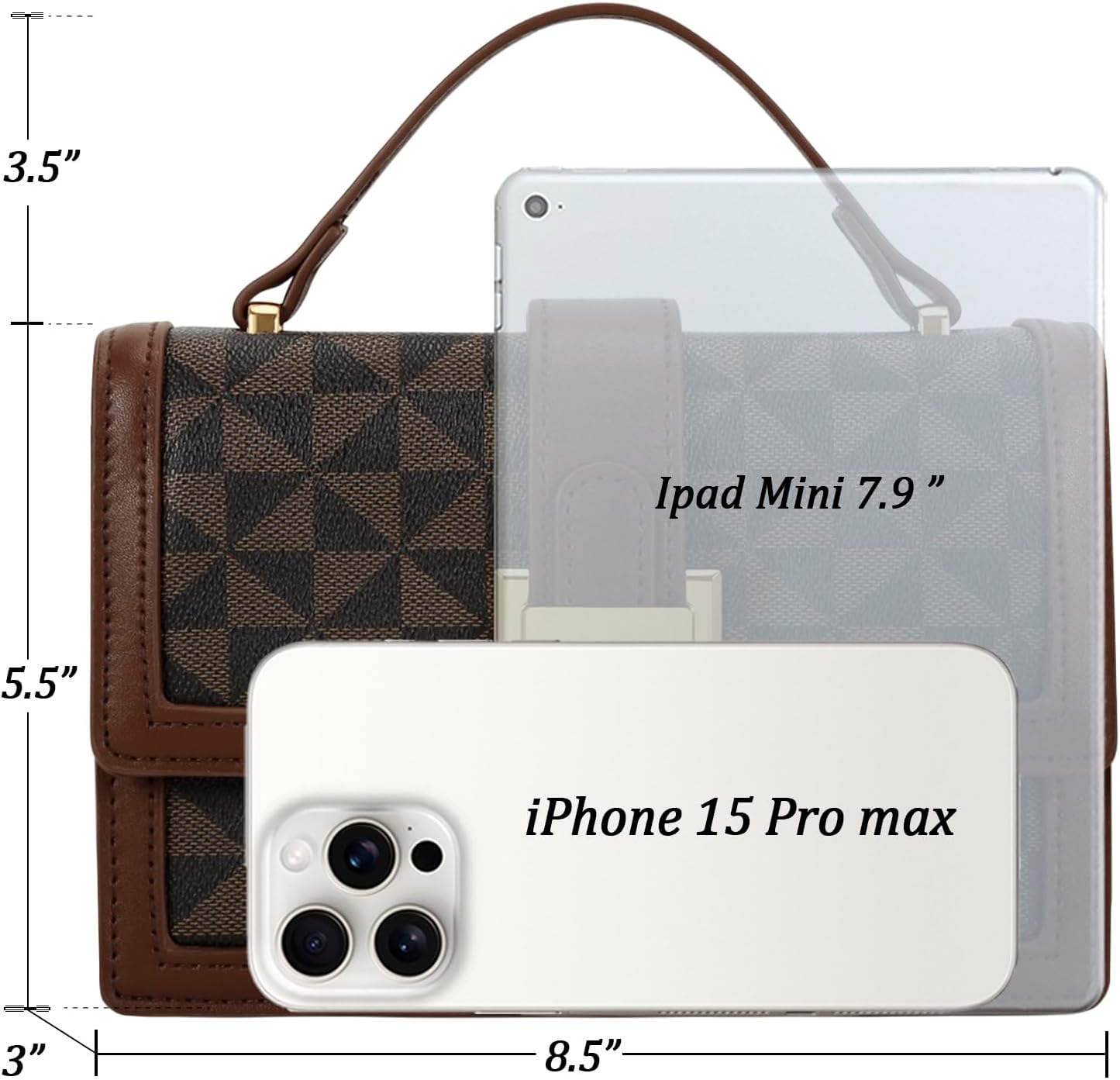 KKXIU Crossbody Bag for Women, Top Handle Purse Small Designer Handbag image 5