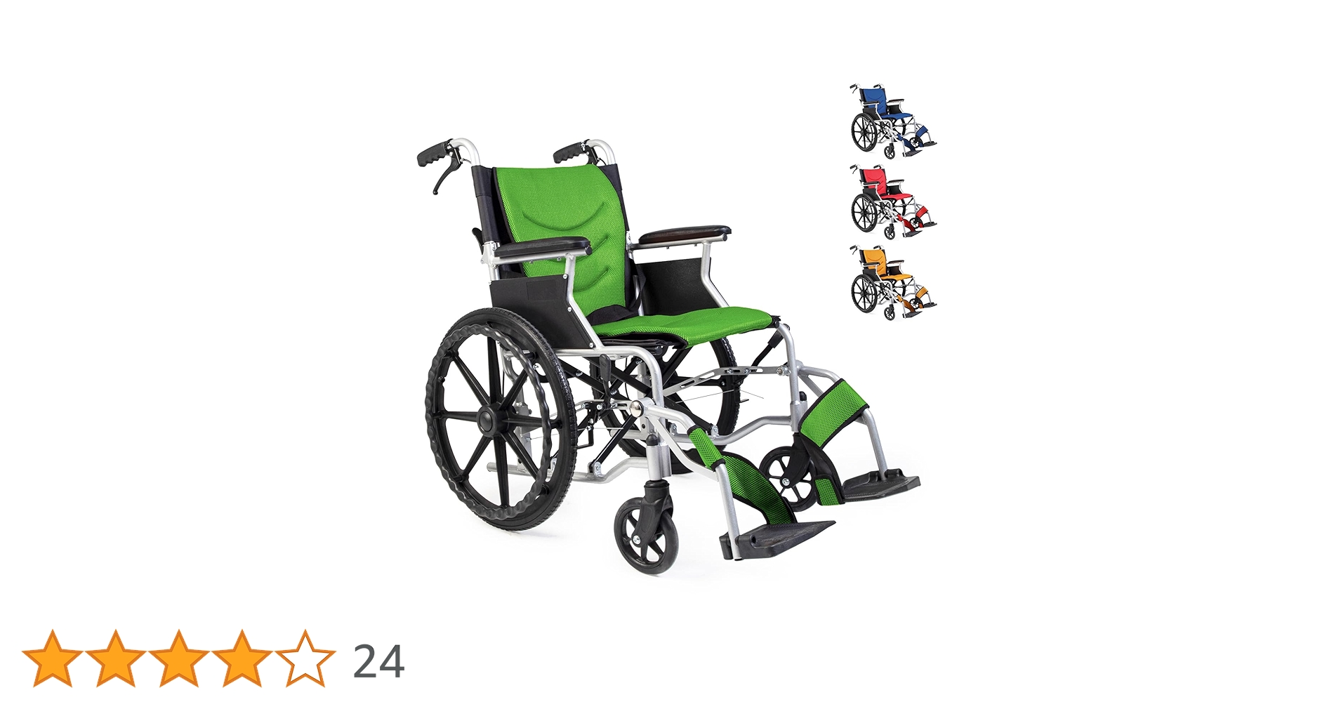 Amazon | PIPIBEAR 車椅子 自走式 折りたたみ 軽量 アルミ製 介助・自