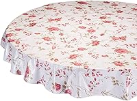 Vista 6 de Walter Drake Mantel de vinilo con diseño de enrejado rosa
