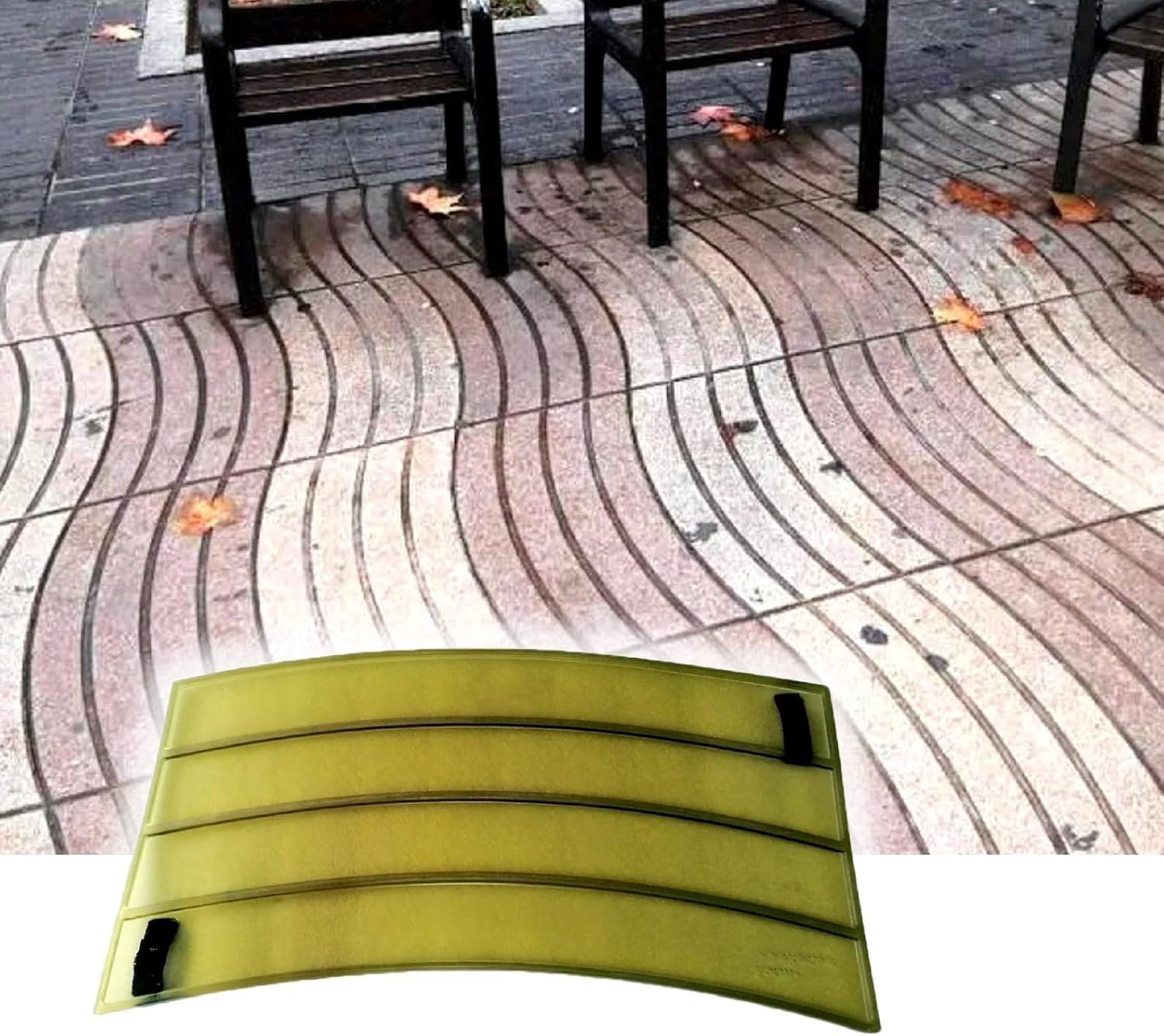 Polyurethane Stamp La Ramblas | Paving Stamp for Decorative Finishing for Concrete, Plaster and Cement | Floor Pattern 27.56 х 15.75 х 0.27 Inches