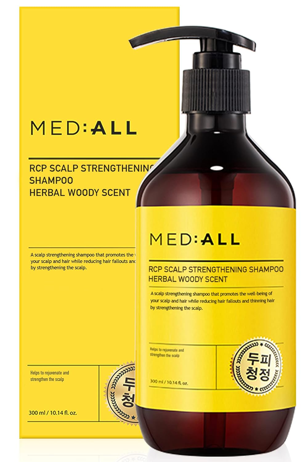 MEDIALL RCP Hair Thickening and Regrowth Shampoo for Men
