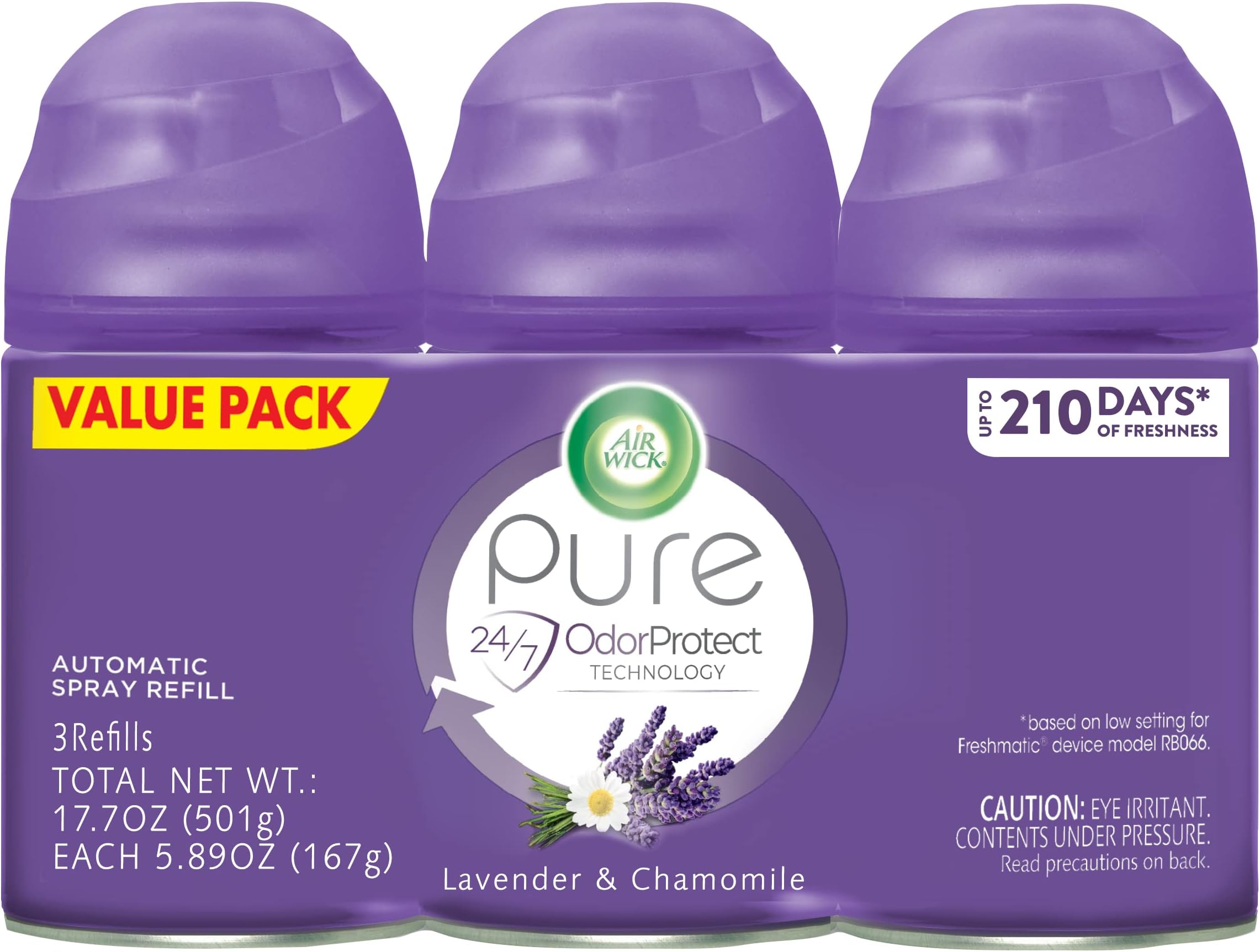 Air Wick Automatic Air Freshener Spray Refill, 2ct, Summer Delights, Odor