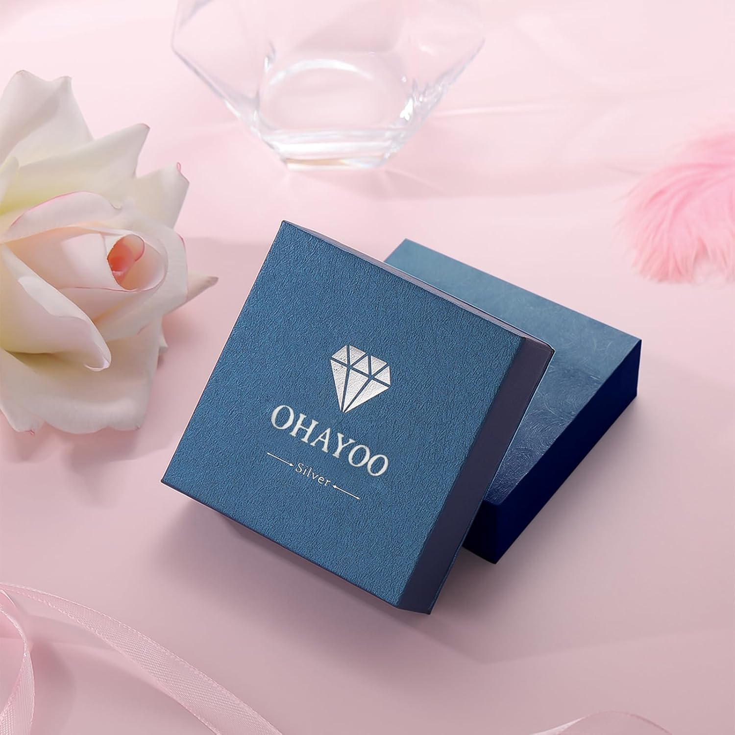 OHAYOO Gothic Earrings 925 Sterling Silver Halloween Skull Dangle Earrings Horror Gothic Jewelry with Skeleton, Cat, Mask, Moon, Dagger, Rose & Vintage Designs for Women Men Gifts - Image 7