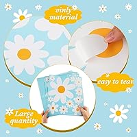 Vista 3 de TaoBary 165 piezas de calcomanías de pared de margaritas grandes, 15 hojas, calcomanías de vinilo para despegar y pegar, calcomanías florales