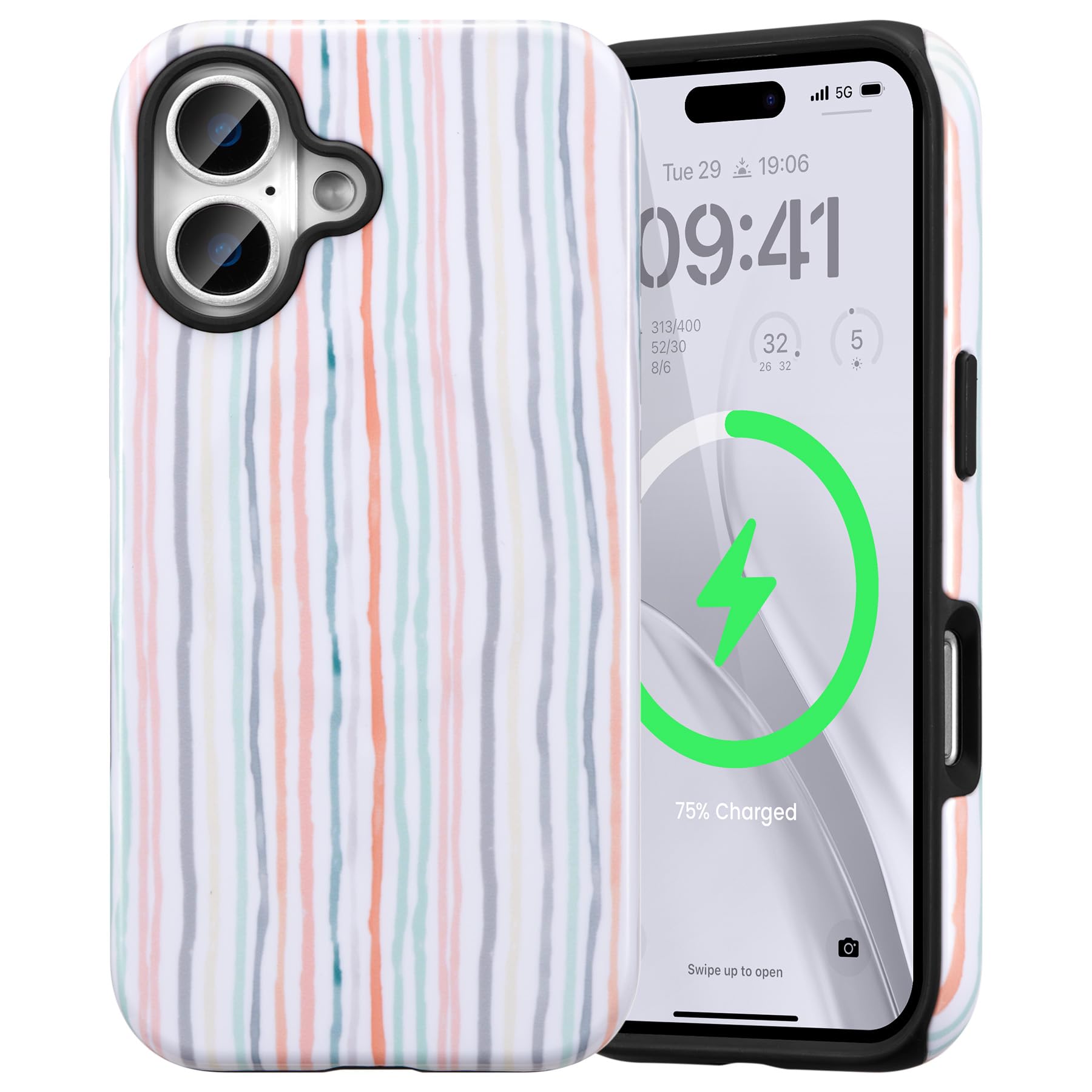 Coque iPhone 16 Plus compatible MagSafe, idée cadeau idéal pour femme