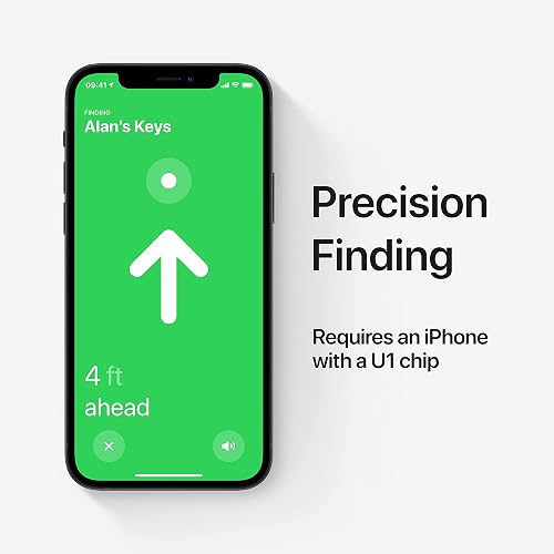Apple AirTag (1st generation). Track your keys, wallet, luggage, backpack. Replaceable battery. Water-resistant. One-tap set up with iPhone or iPad. - 5