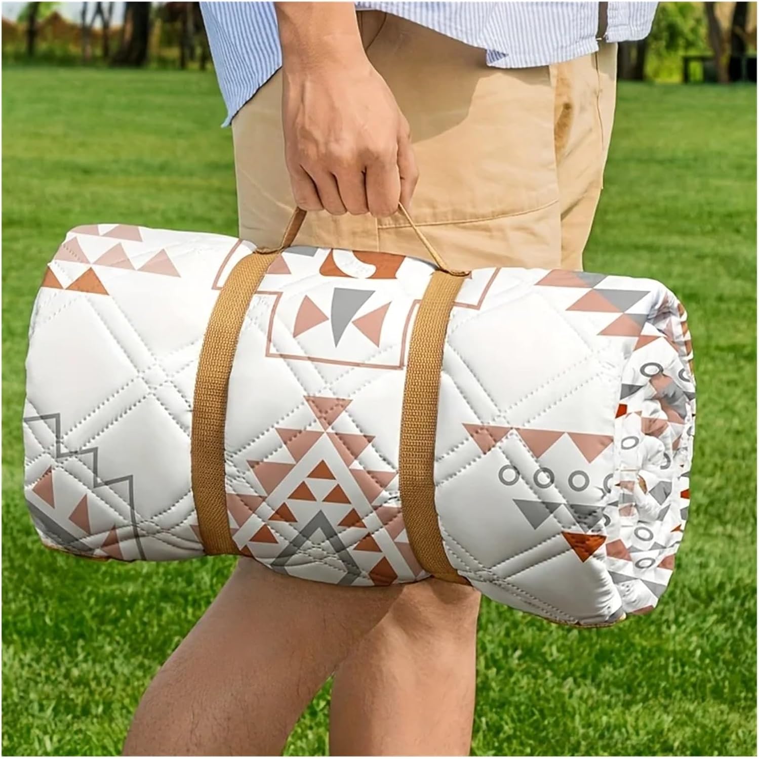 Outdoor Picnic Blanket, Foldable Checkered Mat, Suitable for Beach, Camping, Accessories