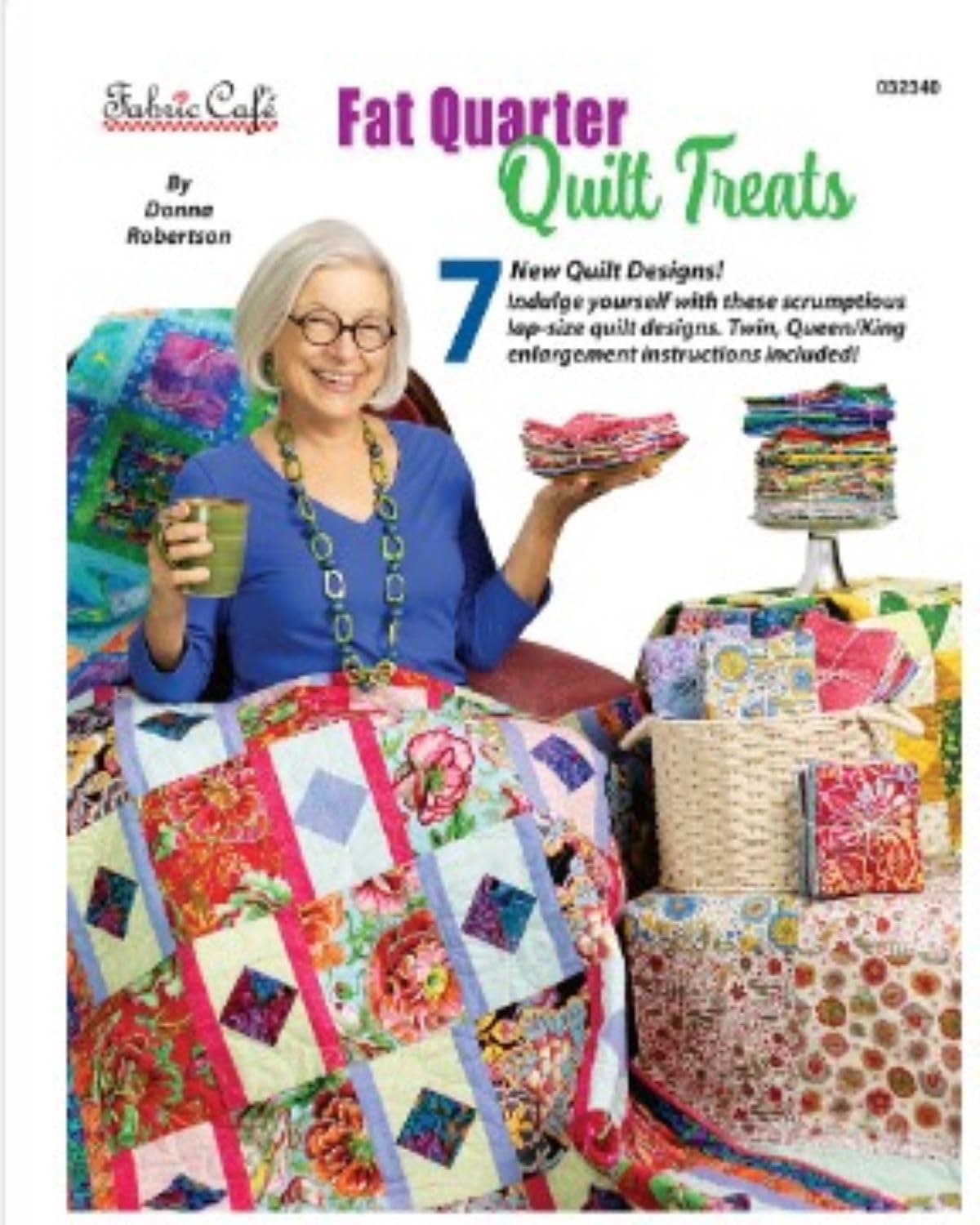 Fabric Cafe Fat Quarter Quilt Treats, Multi