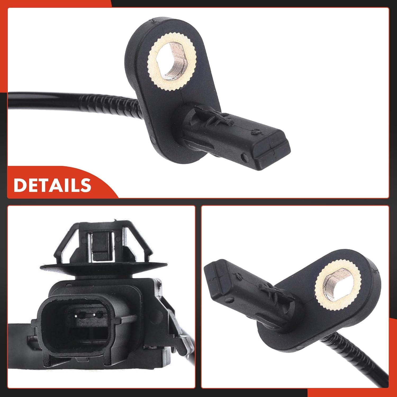 A-Premium ABS Wheel Speed Sensor Compatible with Honda Models - CR-V 2014-2016, L4 2.4L, Sport Utility - Front Left Driver Side, Replace# 57455-T1E-G01, 57455-T1G