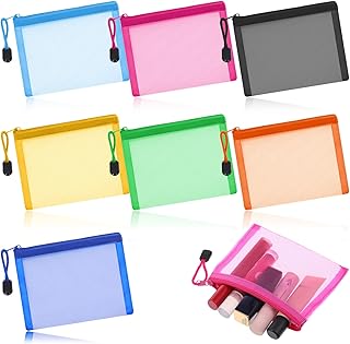 Pequeñas bolsas de maquillaje de malla, 5 x 4...