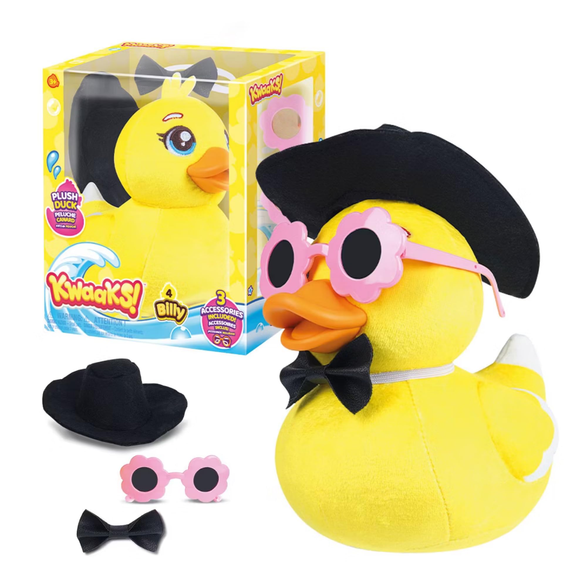 Kwaaks Series 1 Super Soft Gift Quality 15cm 6" Plush Ducks - Billy #4