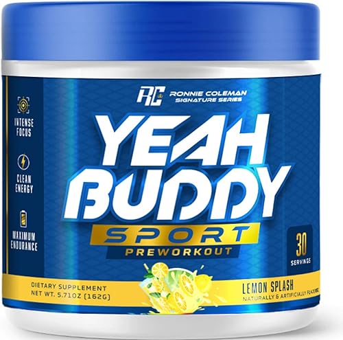 Ronnie Coleman Signature Series Nuevo polvo de preentrenamiento para mujeres y hombres, preentrenamiento con aminoácido beta alanina, L citrulina,