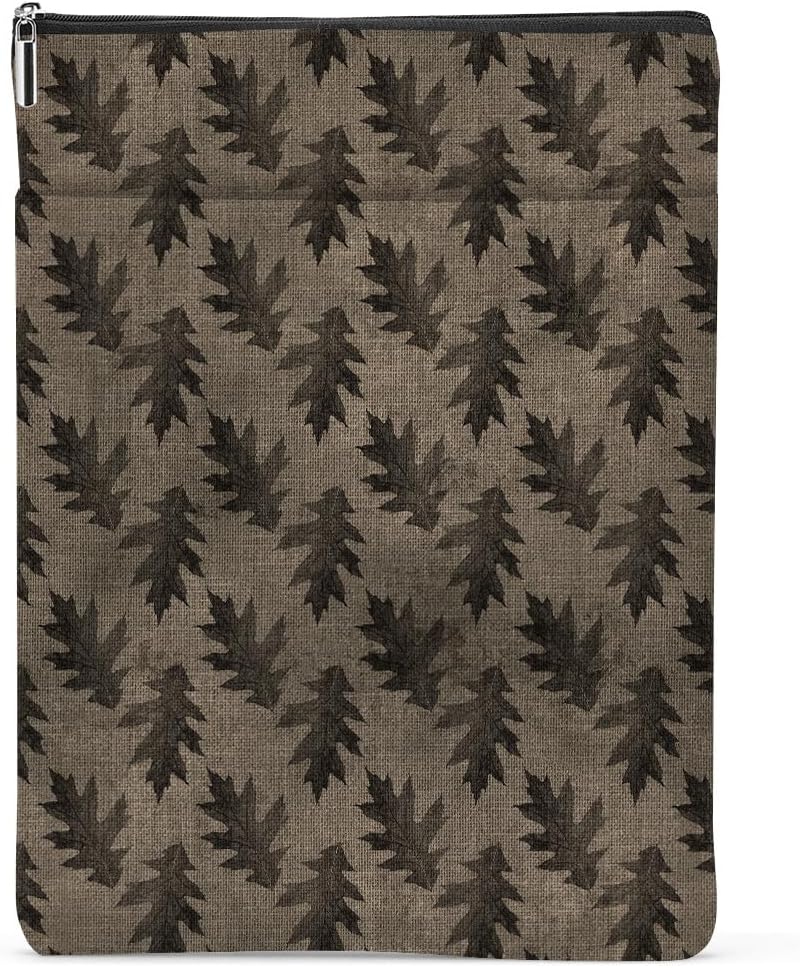 Book Sleeve, Book Covers for Paperbacks, Vintage Leaves Book Pouch Book Protector, Book Lovers Gifts for Women Teacher Graduation, Book Accessories Book Club Gifts