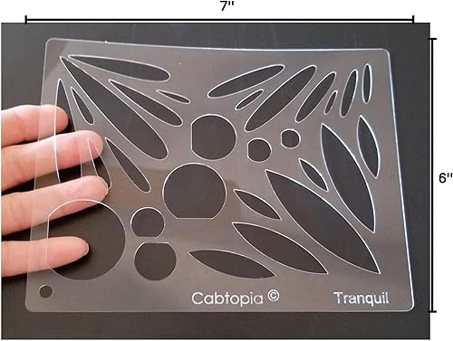 Miniatura 4 de Cabtopia - Plantilla de diseño de joyería lapidaria "Tranquilo"