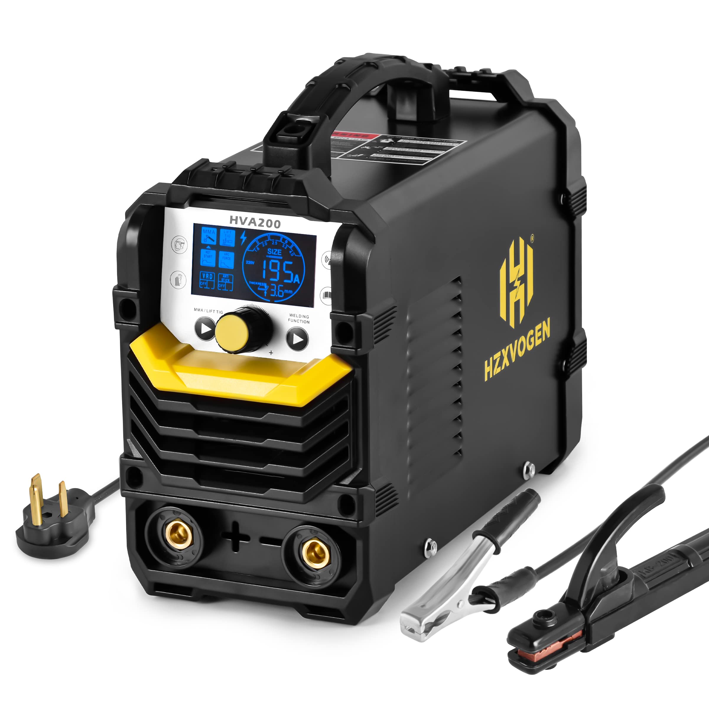 Amazon | HZXVOGEN 110/220V ARC MMA 溶接機 200A 相乗的スマート 