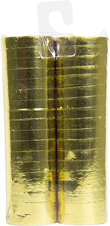 Folat 65804 Serpentines Metallic Gold 4m /2 Folat 65804 Serpentines Metallic Gold 4m /2