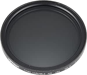 Tiffen 77VND 77mm Variable Neutral Density Camera Filter|2 to 8-Stop|Light Control|Film and Digital/Video/Photography - MADE IN USA