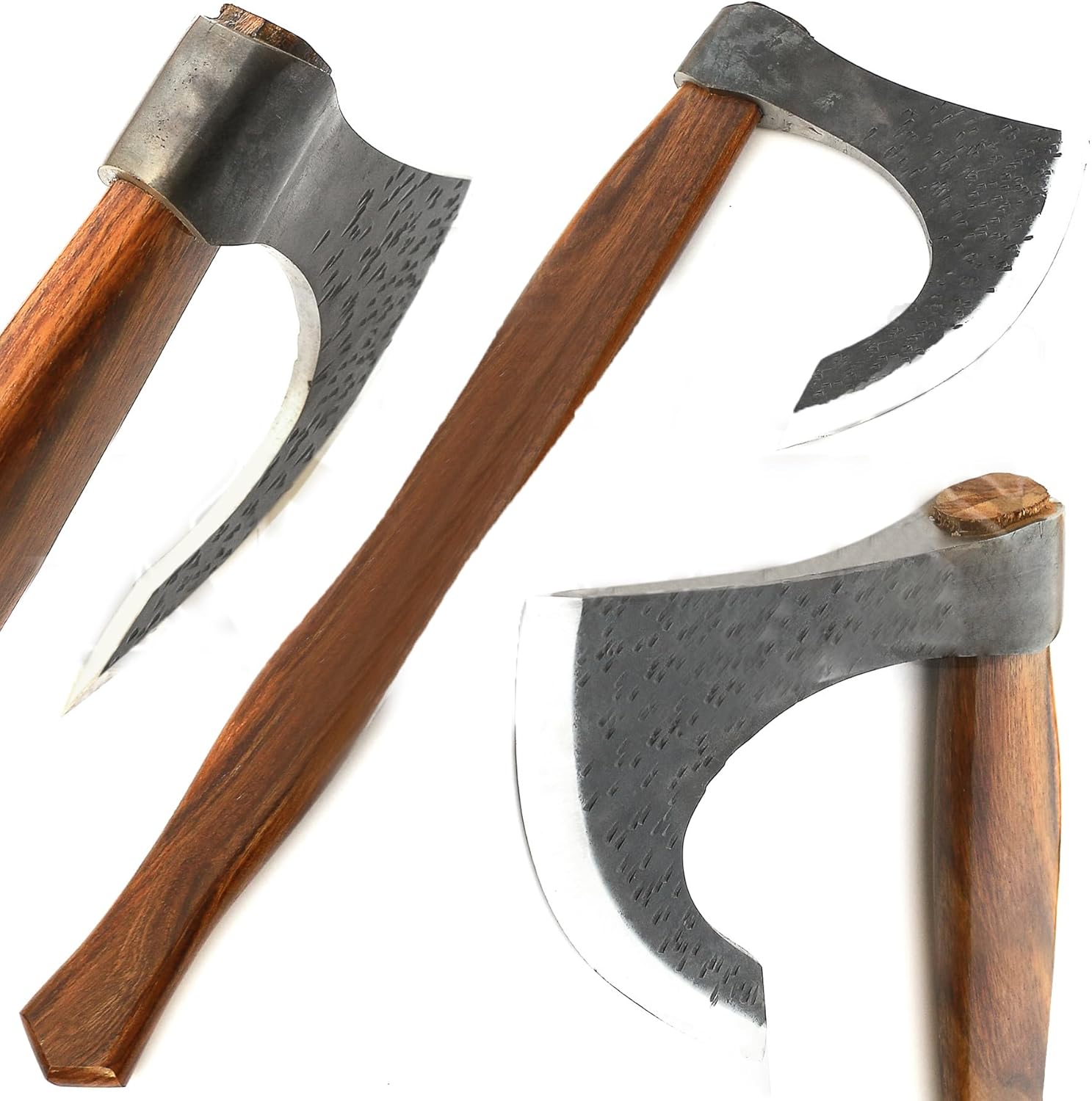 Custom Hand Forged 1095 Steel Axe/Hatchet, 20 Inch Wooden Handle S465