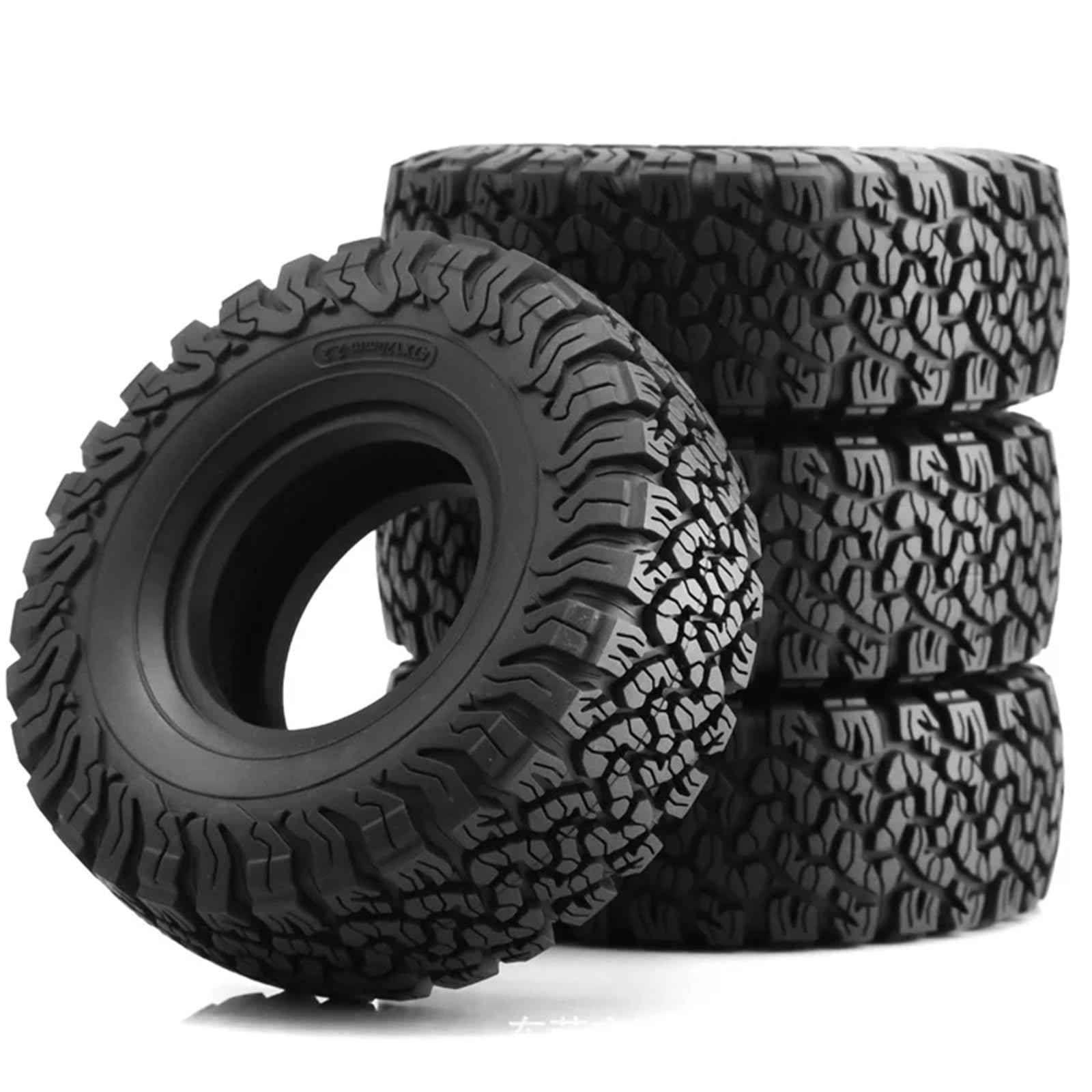 para Tank 300 F150 para SCX10 para Trx4 1/10 4 Uds Neumáticos Rueda 2, Pulgadas 120MM RC Escalar Coches Todoterreno Piezas Orugas Camiones Piezas Repuesto RC