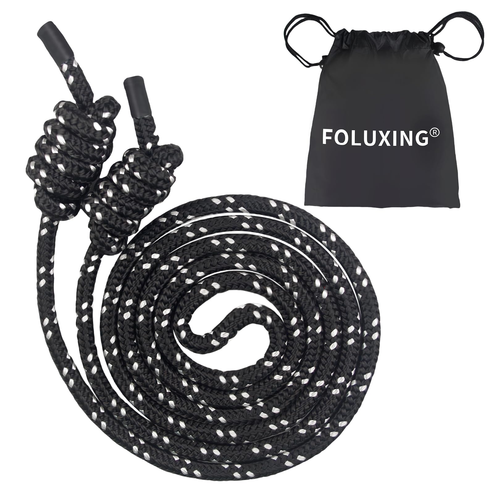 Flow Rope Jump Rope for Fitness - High Performance Adjustable Exercise Jump Rope for Men & Women - Double Woven Workout Rope for Home Gym, Cardio, Boxing & MMA - Indoor/Outdoor Training (Beginner-image-29