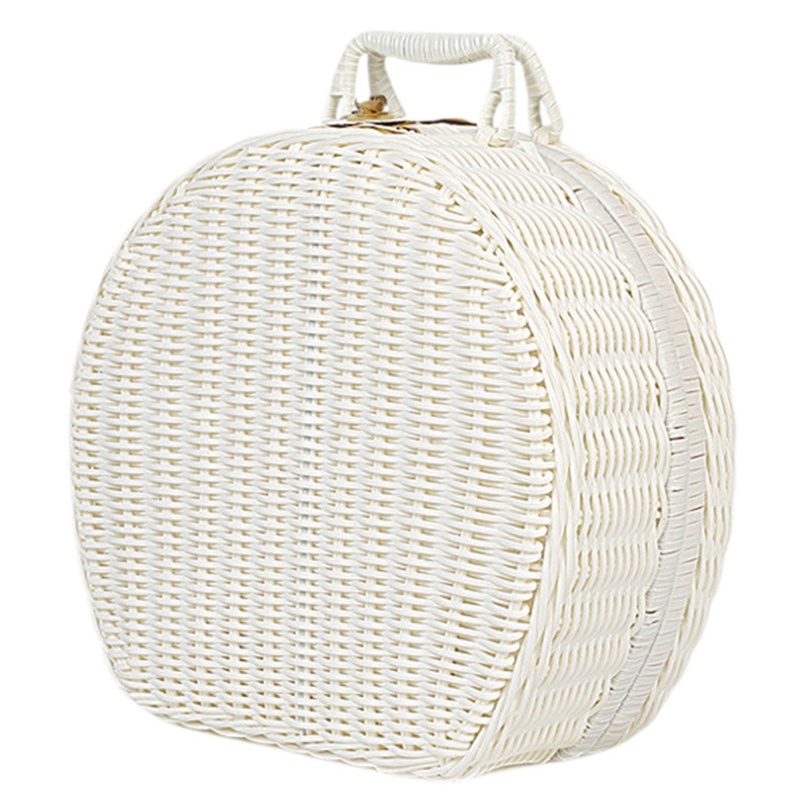 Woven Storage Basket Practical Portable Lightweight Multifunctional Gift Box Medium|Home & Garden| Household Supplies & Cleaning| Home Organization| Storage Boxes-image-38
