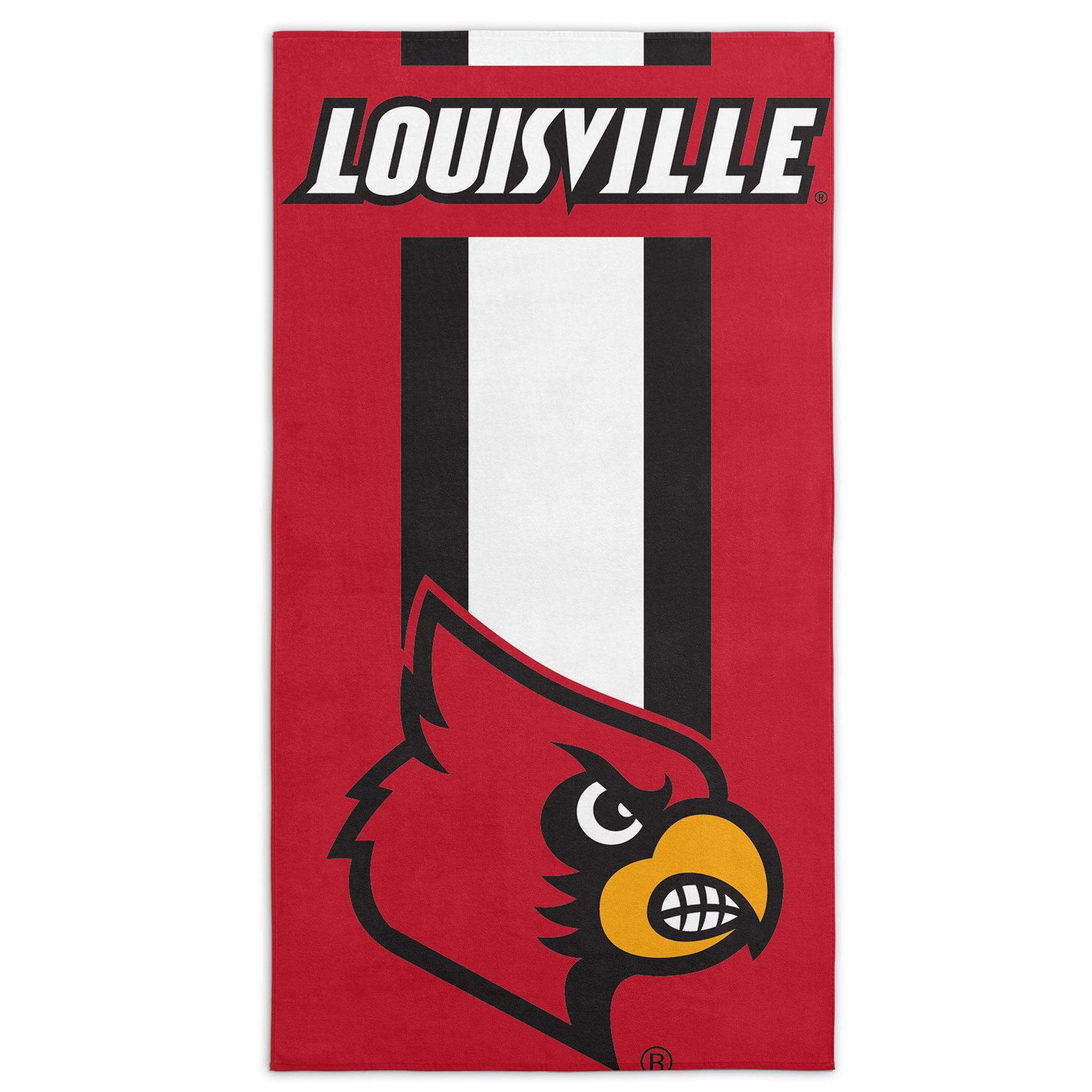 Northwest The Company NCAA Louisville Cardinals Beach Towel, 30" x 60", Zone Read