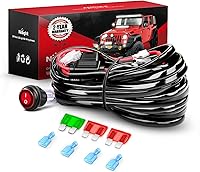 Vista 13 de Nilight Kit de arnés de cableado de barra de luz LED - 2 cables 14AWG de alta resistencia, 12V, interruptor de encendido y apagado, relé