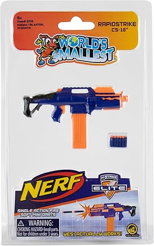 Miniatura 3 de Los lanzadores Nerf Elite 2.0 más pequeños del mundo. Tres estilos distintos para coleccionar estilos seleccionados al azar.