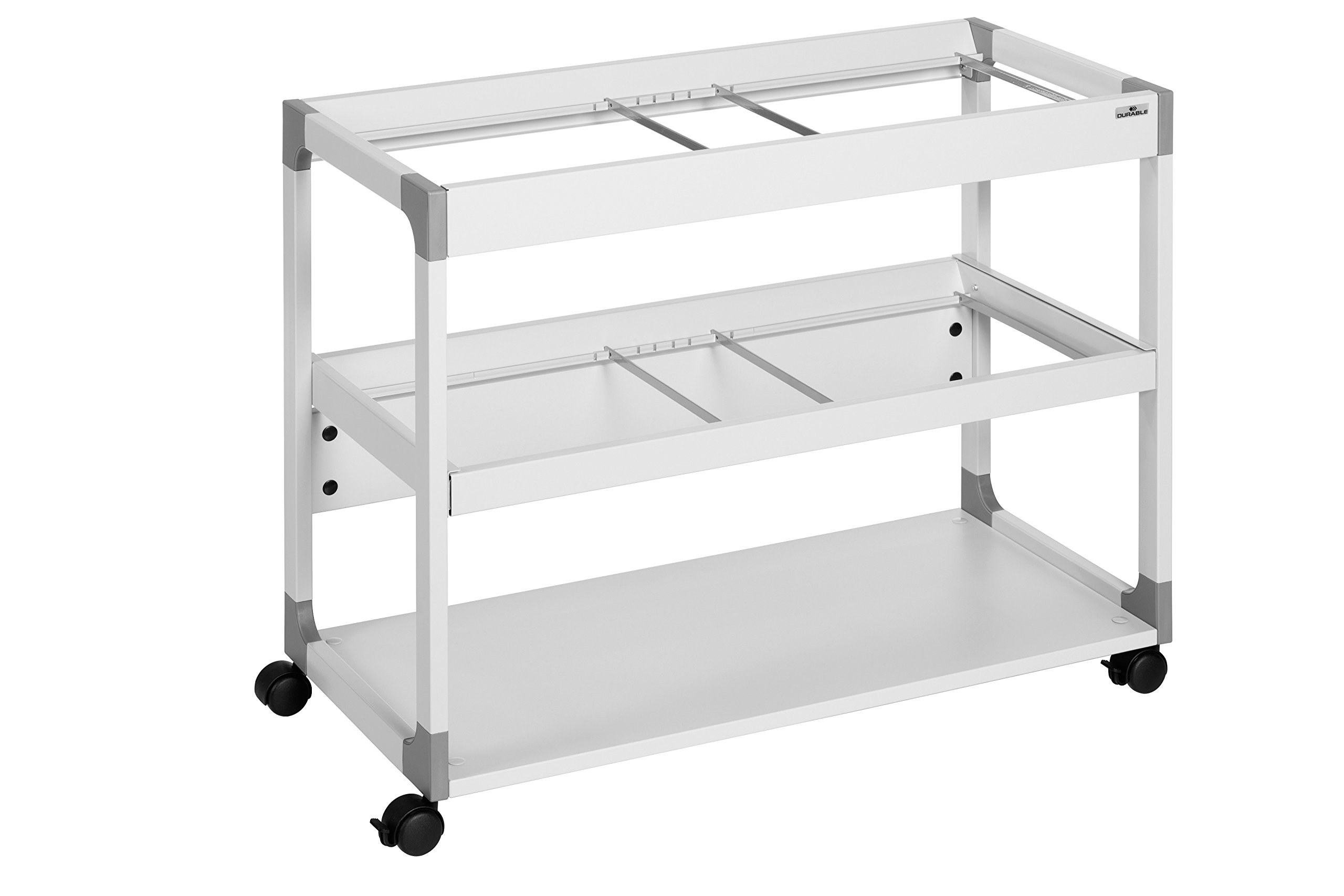 Durable MULTI TOP File Trolley 200 Grey